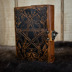 "Earth Pentacle" Leather Journal (ONLINE ORDER ONLY)