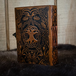 "Earth Pentacle" Leather Journal (ONLINE ORDER ONLY)