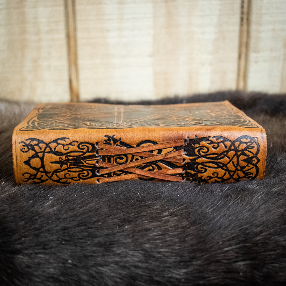 "Earth Pentacle" Leather Journal (ONLINE ORDER ONLY)