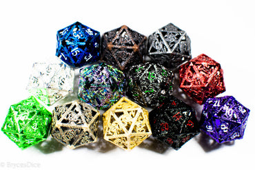 Single D20 Deadly Dragon Dice (Multiple Colors) (Online Only)
