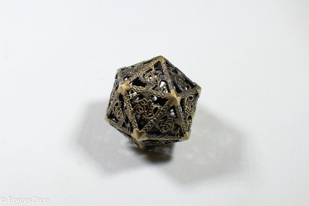Single D20 Deadly Dragon Dice (Multiple Colors) (Online Only)