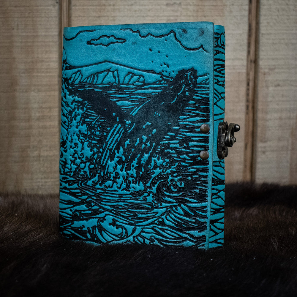 "Humpback Family" Leather Journal (ONLINE ORDER ONLY)