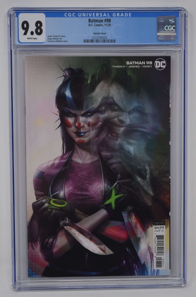 Batman #98 B Francesco Mattina Variant Punchline Joker War (09/01/2020) DC (ONLINE ORDER ONLY)