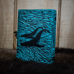 "Humpback Family" Leather Journal (ONLINE ORDER ONLY)