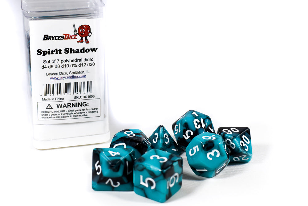 Spirit Shadow Dual Color Swirl Teal/Black (Online Only)