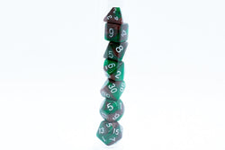 Camouflage Mini Two Tone Polyhedral RPG Dice Set Small D4-D20 in Tube (Online Only)