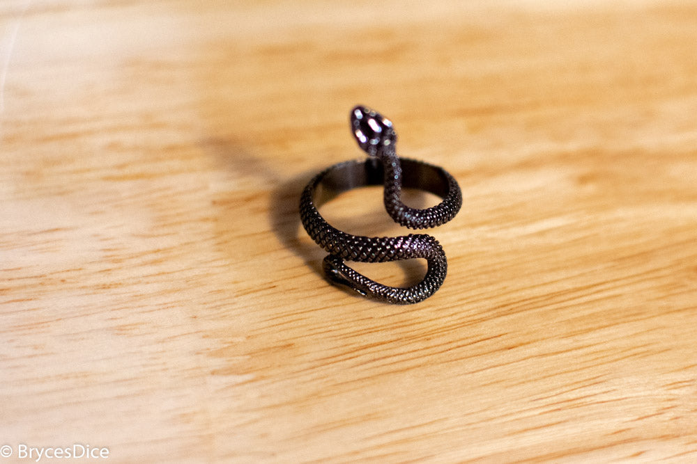 Snake Ring Metal for Cosplay Game Night Dungeons and Dragons  (adjustable) (Online Only)