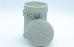 Trash Can Dice Jail: 3d Printed Grey Trash Can for Bad Dice D&D Dice Accessory (Online Only)