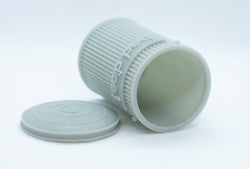 Trash Can Dice Jail: 3d Printed Grey Trash Can for Bad Dice D&D Dice Accessory (Online Only)