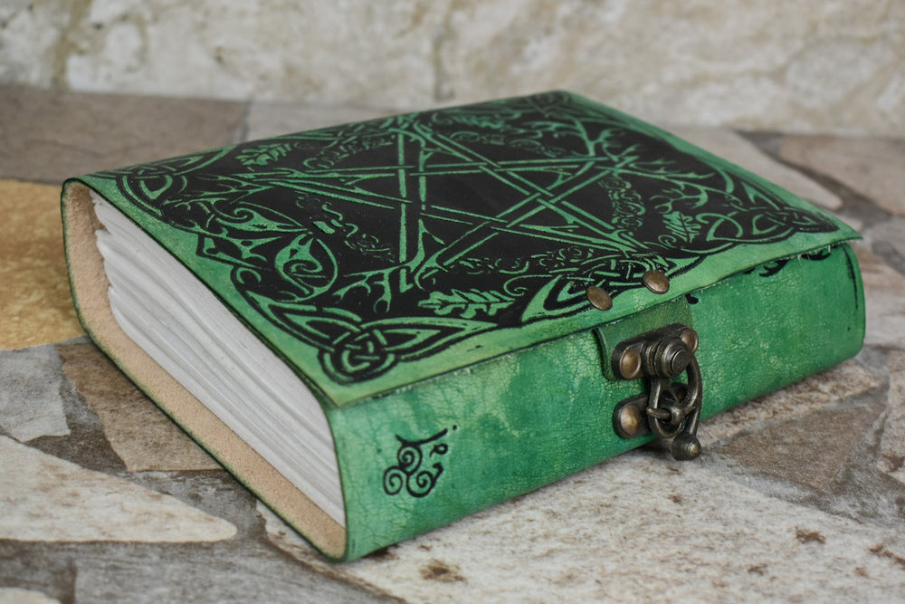 "Earth Pentacle" Leather Journal (ONLINE ORDER ONLY)