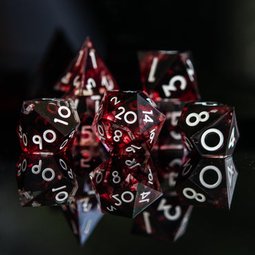 Bloodbath Sharp-Edged Resin Dice Set (ONLINE ORDER ONLY)