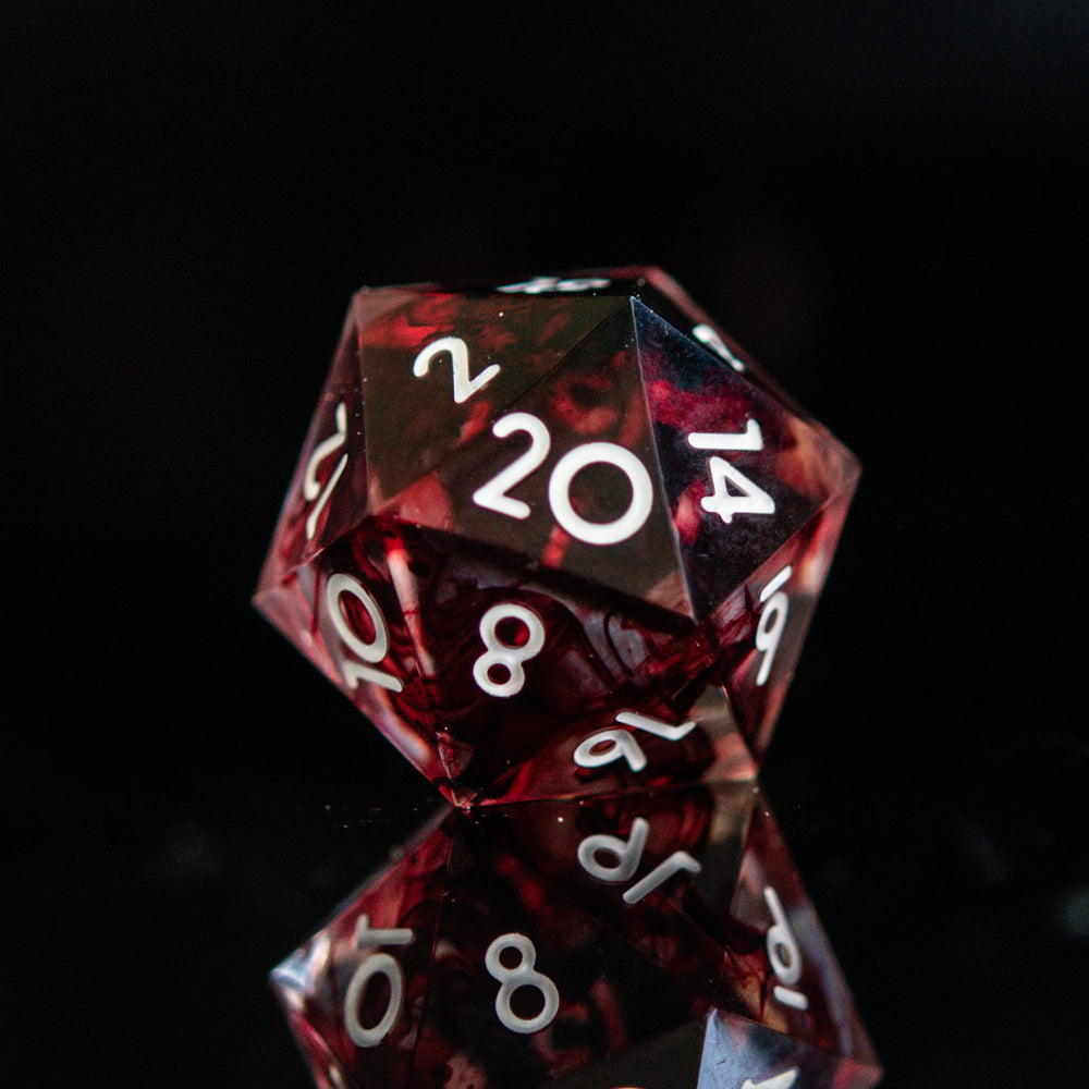 Bloodbath Sharp-Edged Resin Dice Set (ONLINE ORDER ONLY)