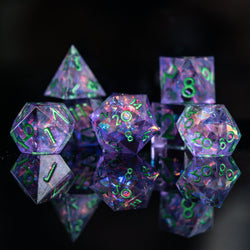 Galactic Shatter Sharp-Edged Resin Dice Set (ONLINE ORDER ONLY)