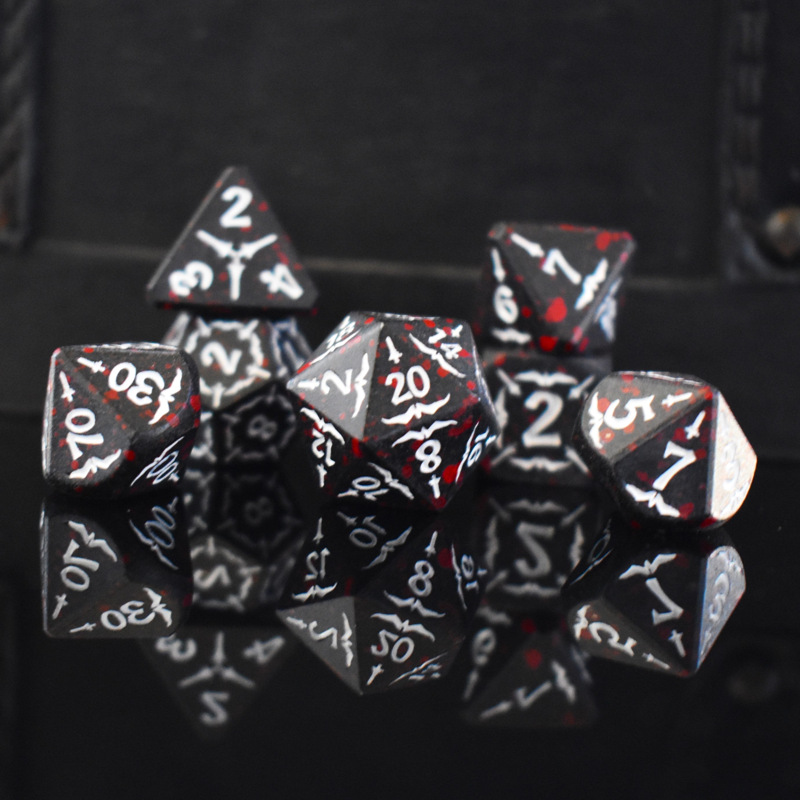 Sword of the Blood Hunter Metal Dice Set (ONLINE ORDER ONLY)