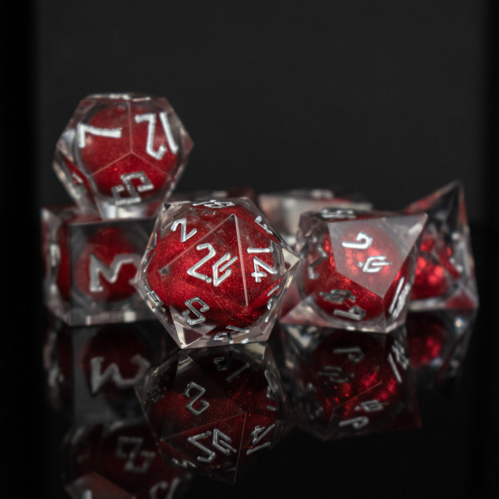 Ruby Slipper Liquid Core Dice Set (ONLINE ORDER ONLY)