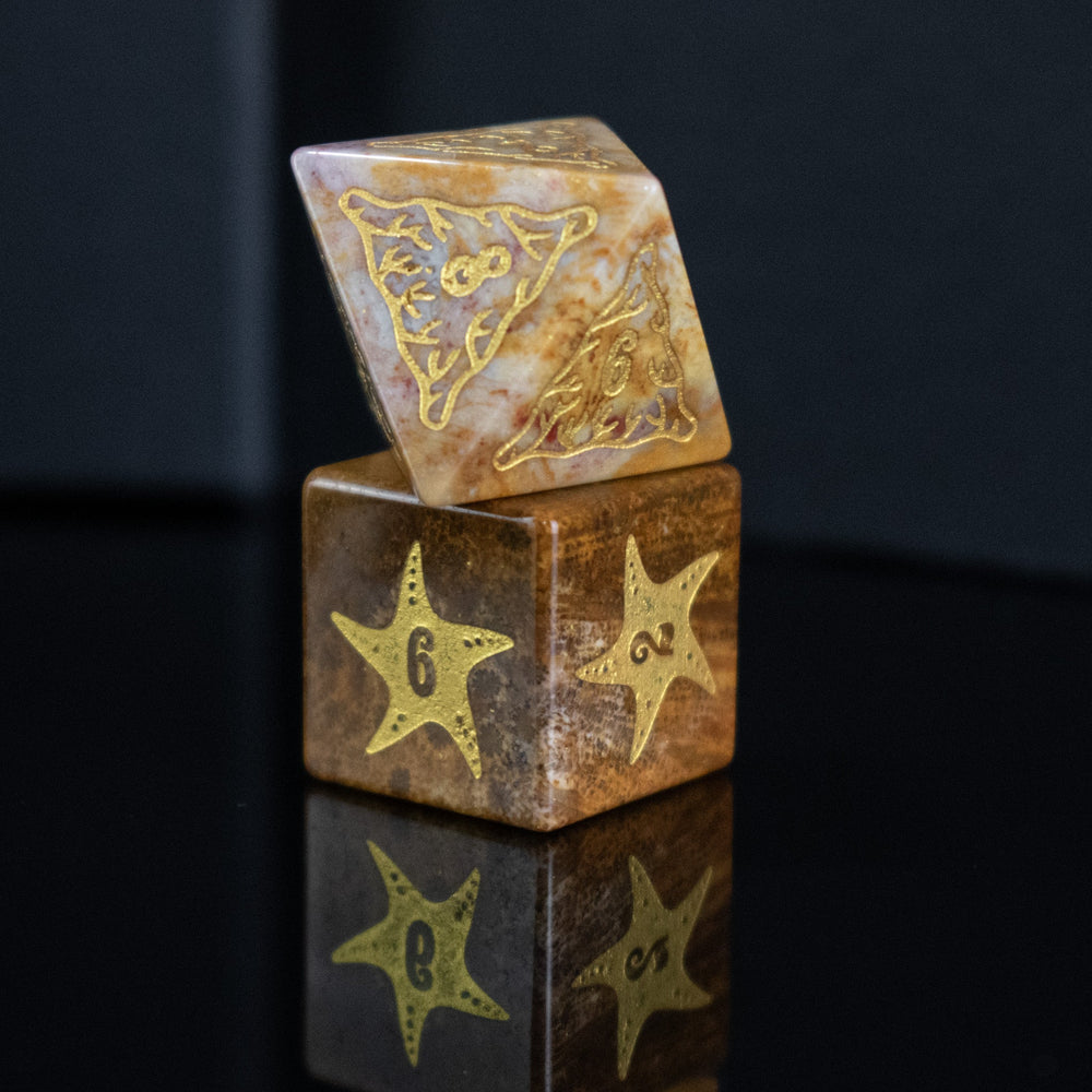 Siren's Song Fossilized Coral Dice Set (ONLINE ORDER ONLY)
