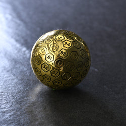 The Orb D100 -  Black and Gold Metal Die (ONLINE ORDER ONLY)