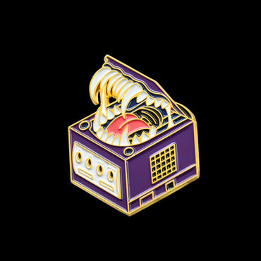 Gamecube Mimic D&D Pin (ONLINE ORDER ONLY)