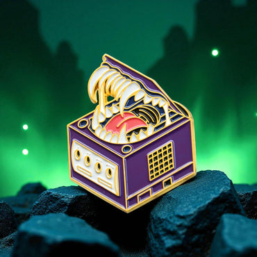 Gamecube Mimic D&D Pin (ONLINE ORDER ONLY)