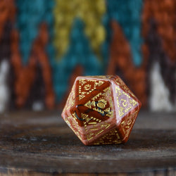 Navajo Red Jasper Stone Dice Set - Dice Around the World Collection (ONLINE ORDER ONLY)