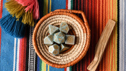 Peruvian Amazonite Stone Dice Set - Dice Around the World Collection (ONLINE ORDER ONLY)