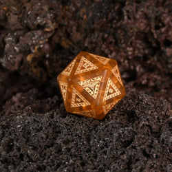 Polynesian Lava Glass Dice Set - Dice Around the World Collection (ONLINE ORDER ONLY)