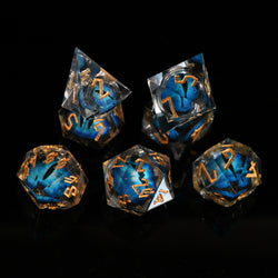 Pre-Order || Legacy of Blue Eyes Liquid Core Dice Set
