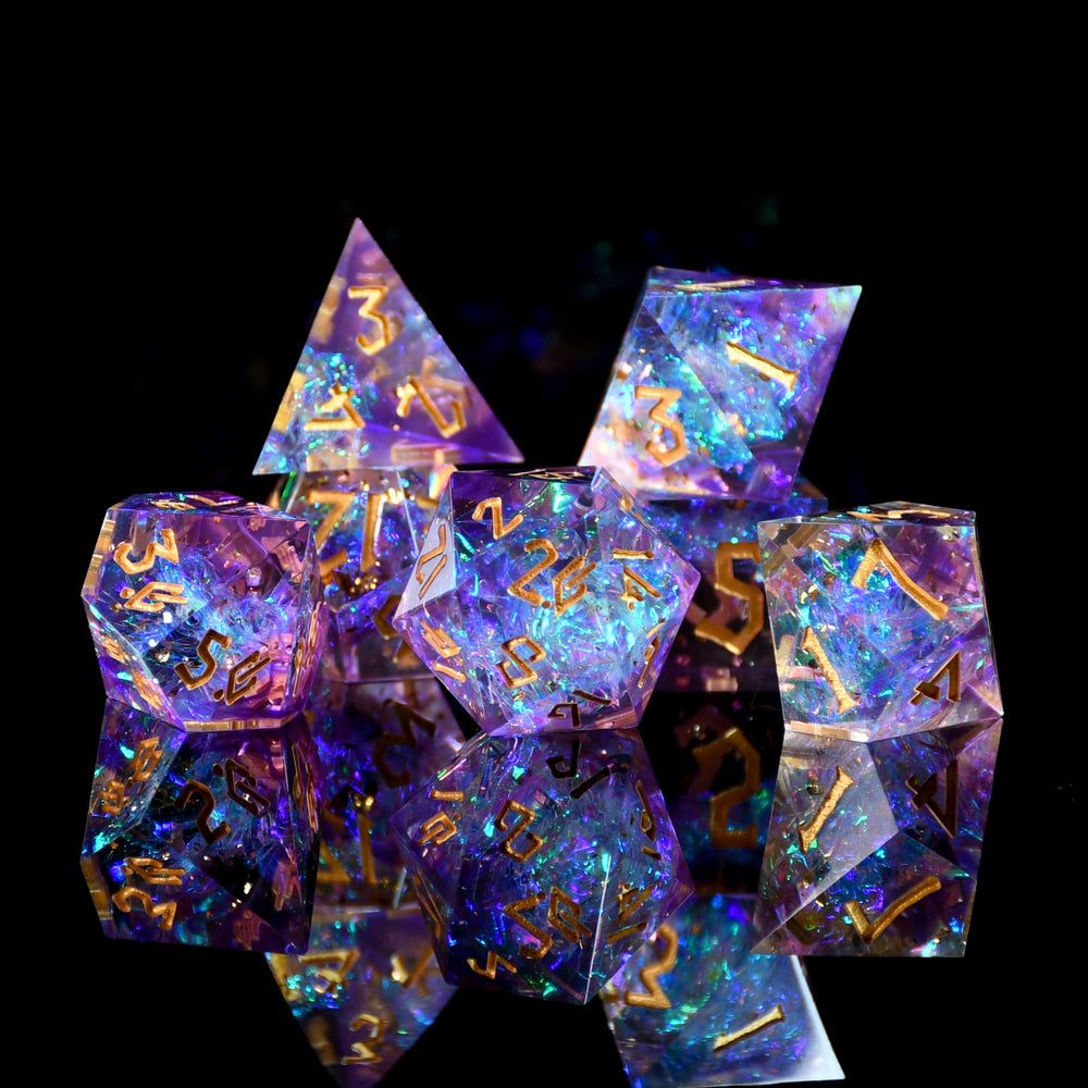 PRE-ORDER || Astral Projection Sharp-Edged Resin Dice Set