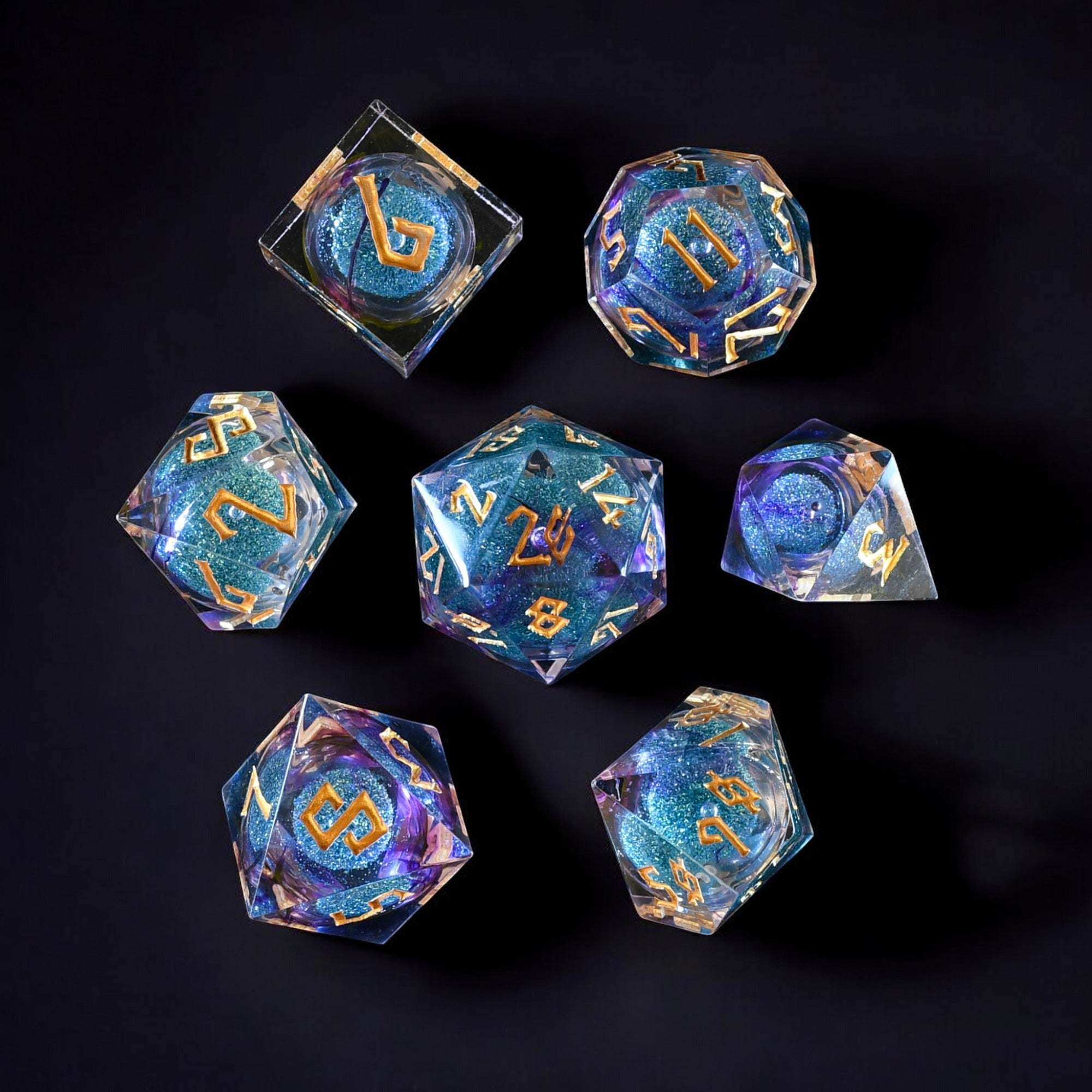 Mermaid Cove Liquid Core Dice Set (ONLINE ORDER ONLY)