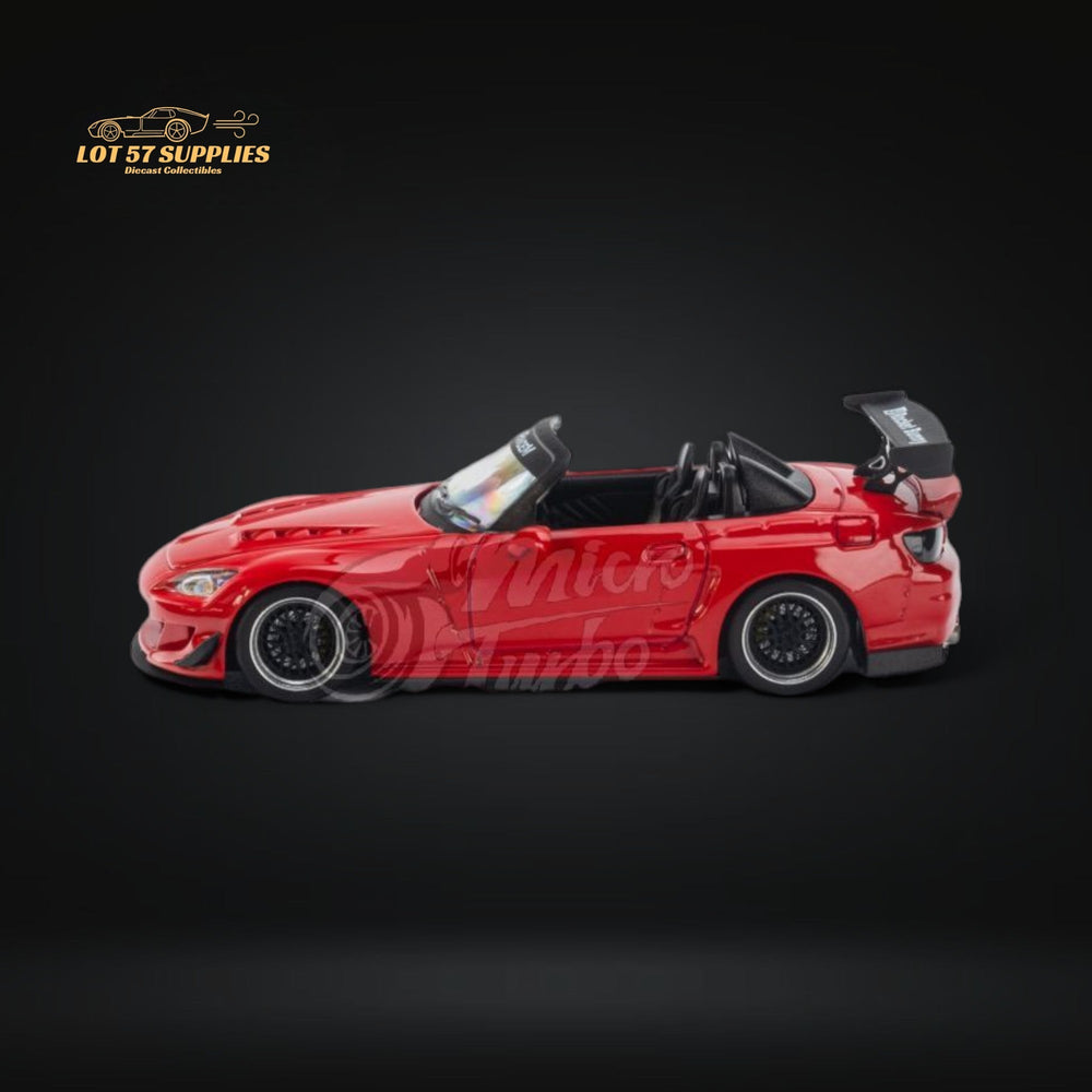 Microturbo Honda S2000 Roadster Pandem Rocket Bunny Aero Kit in Red 1:64 (ONLINE ORDER ONLY)