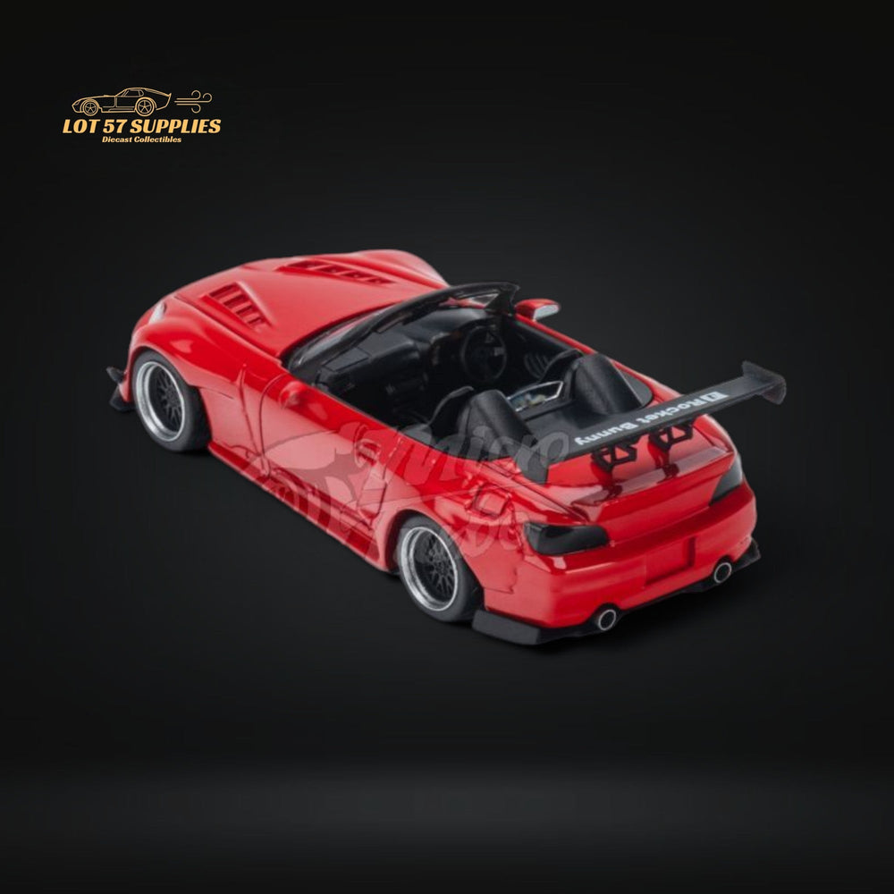 Microturbo Honda S2000 Roadster Pandem Rocket Bunny Aero Kit in Red 1:64 (ONLINE ORDER ONLY)