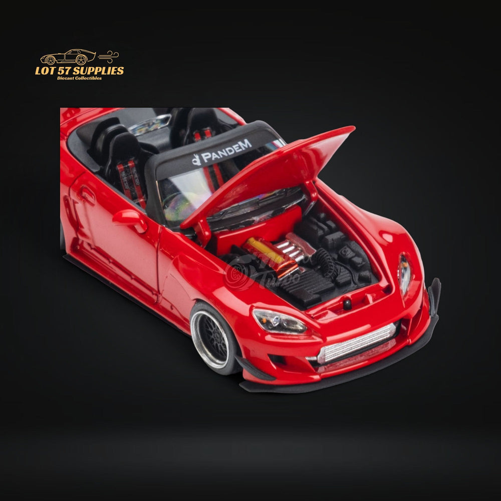 Microturbo Honda S2000 Roadster Pandem Rocket Bunny Aero Kit in Red 1:64 (ONLINE ORDER ONLY)