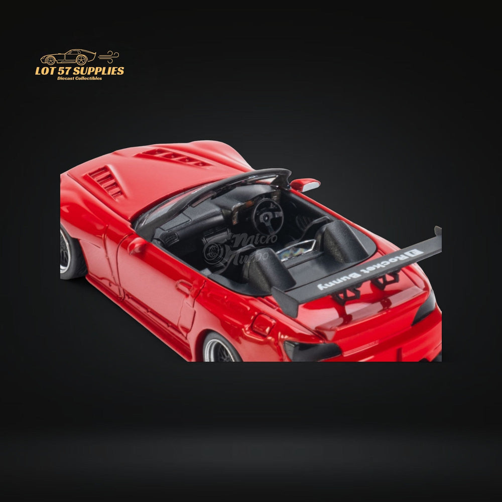Microturbo Honda S2000 Roadster Pandem Rocket Bunny Aero Kit in Red 1:64 (ONLINE ORDER ONLY)