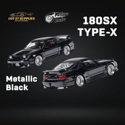 MicroTurbo Custom 180SX Type X Metallic Black 1:64 MT64180SXBLK (ONLINE ORDER ONLY)