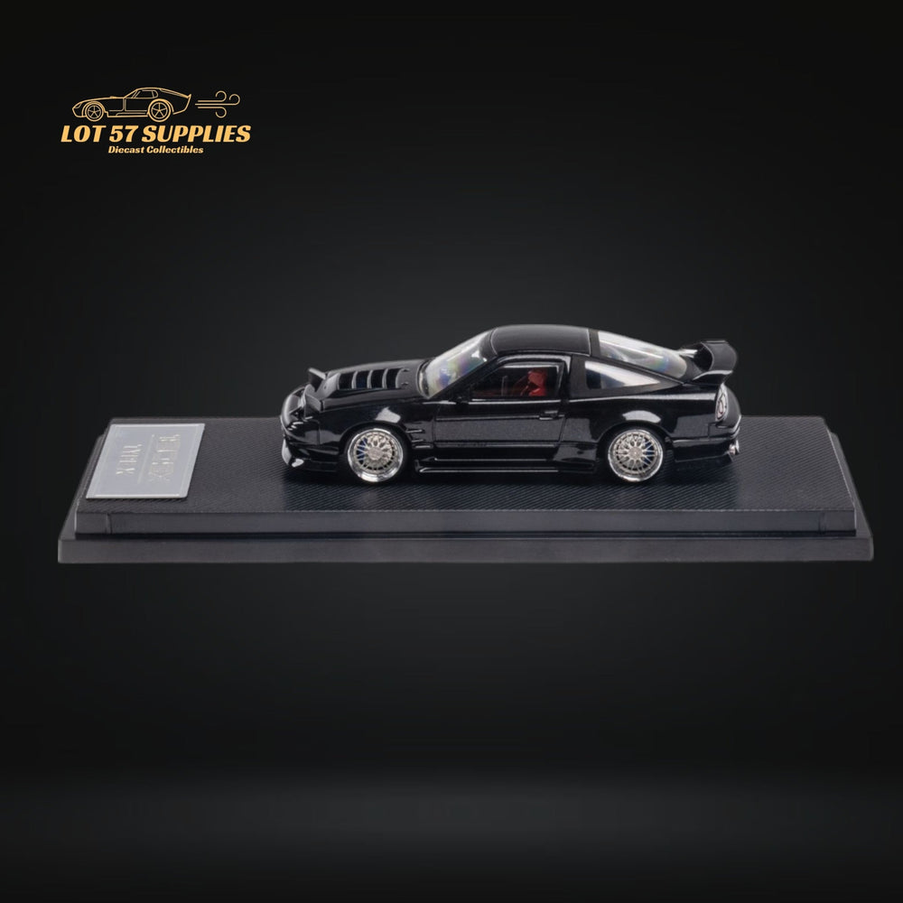 MicroTurbo Custom 180SX Type X Metallic Black 1:64 MT64180SXBLK (ONLINE ORDER ONLY)