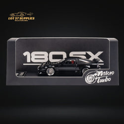 MicroTurbo Custom 180SX Type X Metallic Black 1:64 MT64180SXBLK (ONLINE ORDER ONLY)