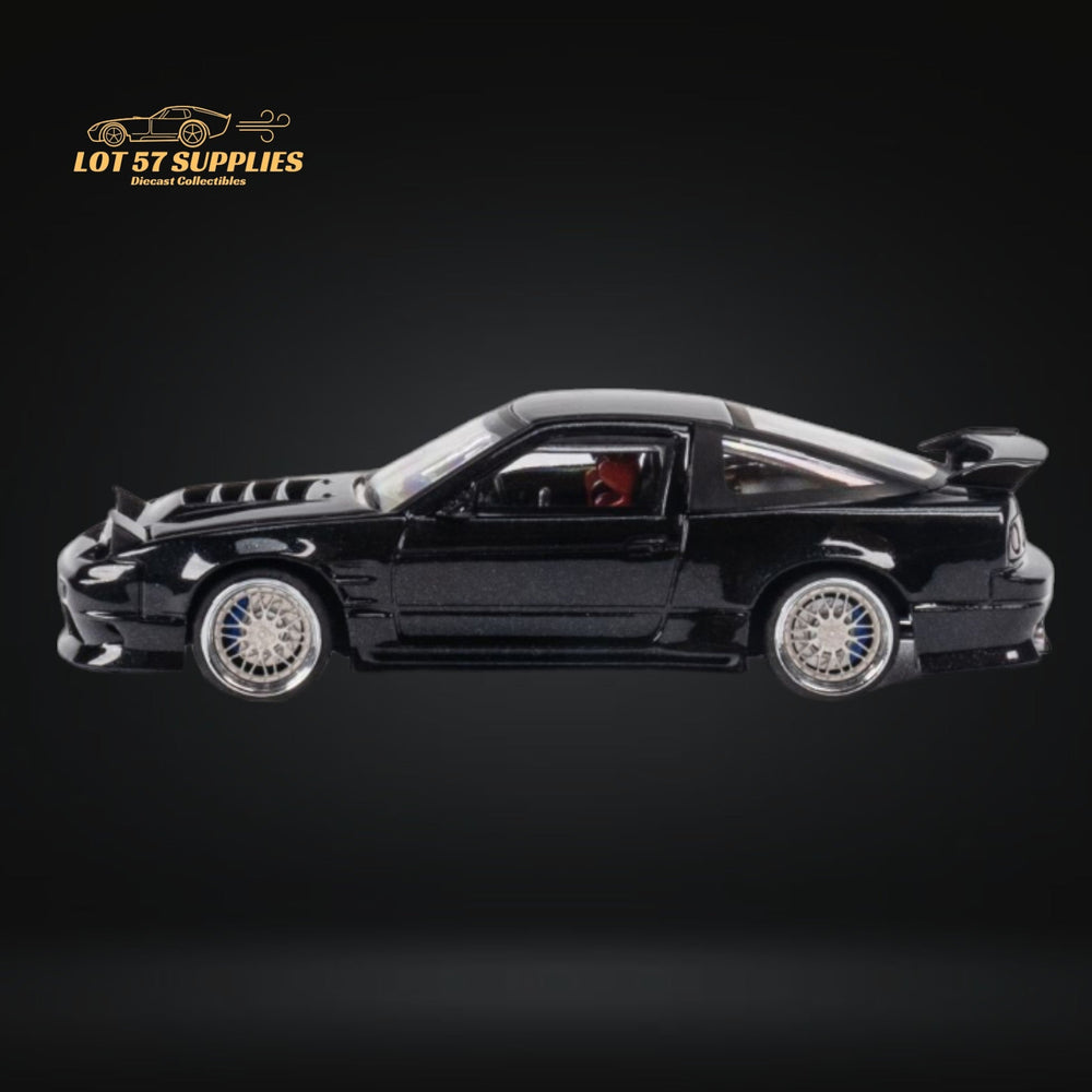 MicroTurbo Custom 180SX Type X Metallic Black 1:64 MT64180SXBLK (ONLINE ORDER ONLY)