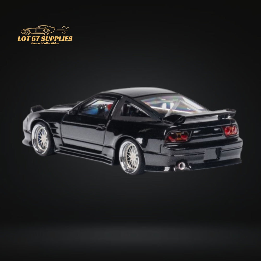 MicroTurbo Custom 180SX Type X Metallic Black 1:64 MT64180SXBLK (ONLINE ORDER ONLY)