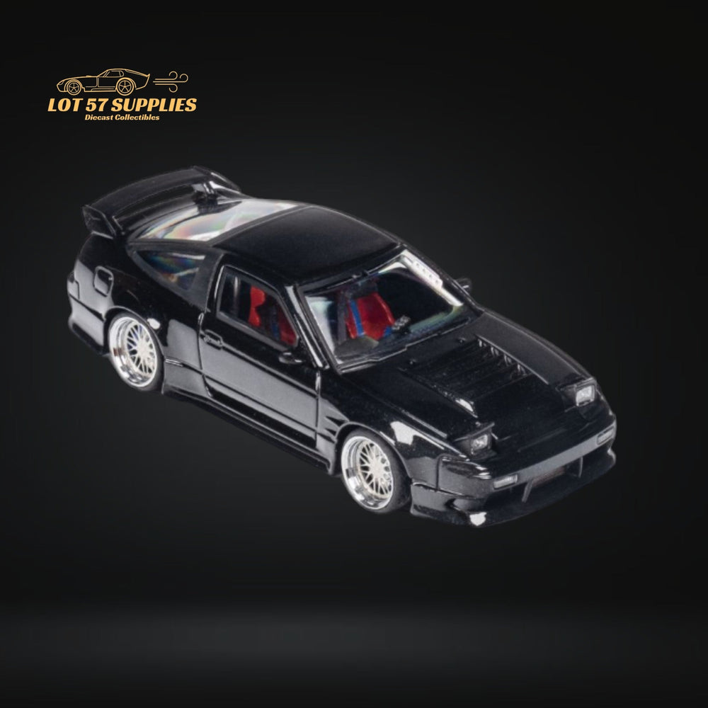 MicroTurbo Custom 180SX Type X Metallic Black 1:64 MT64180SXBLK (ONLINE ORDER ONLY)