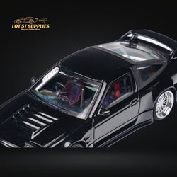 MicroTurbo Custom 180SX Type X Metallic Black 1:64 MT64180SXBLK (ONLINE ORDER ONLY)