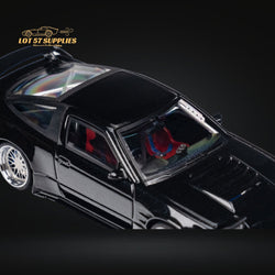 MicroTurbo Custom 180SX Type X Metallic Black 1:64 MT64180SXBLK (ONLINE ORDER ONLY)