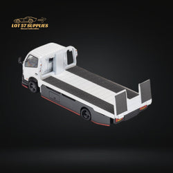 MicroTurbo HINO 300 Custom Flatbed Truck in White 1:64 MT6405A6 (ONLINE ORDER ONLY)
