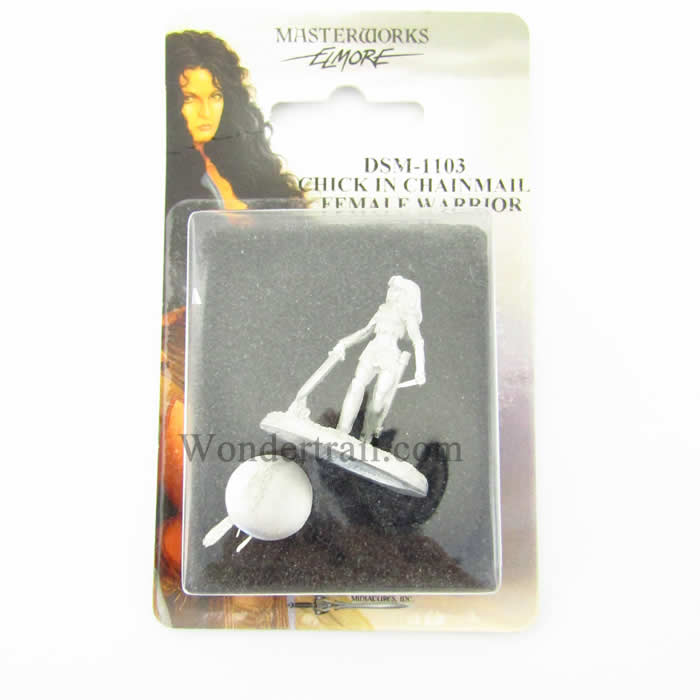 DSM1103 Chick In Chainmail 1 Miniature Elmore Masterworks (ONLINE ORDER ONLY)