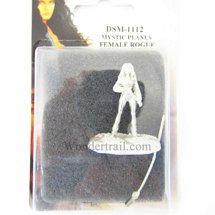 DSM1112 Female Rogue Miniature Elmore Masterwork Dark Sword (ONLINE ORDER ONLY)