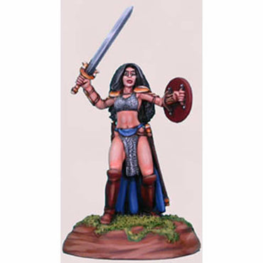 DSM1116 Chick In Chainmail No. 3 Female Fighter Miniature (ONLINE ORDER ONLY)