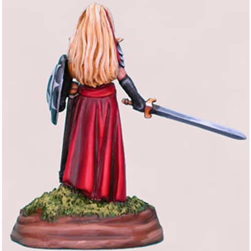 DSM1117 Chick In Chainmail No 4 Female Fighter Miniature (ONLINE ORDER ONLY)