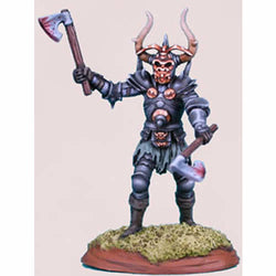 DSM1120 Male Evil Knight with Axes Miniature Elmore Masterwork (ONLINE ORDER ONLY)