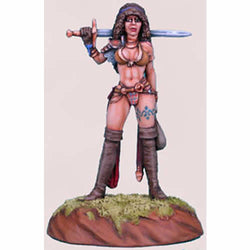 DSM1124 Female Fighter Journey to the Gathering Miniature Elmore Masterwork (ONLINE ORDER ONLY)