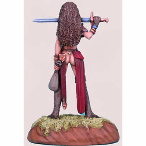 DSM1124 Female Fighter Journey to the Gathering Miniature Elmore Masterwork (ONLINE ORDER ONLY)