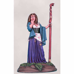 DSM1139 Female Mage With Staff Miniature Elmore Masterwork (ONLINE ORDER ONLY)